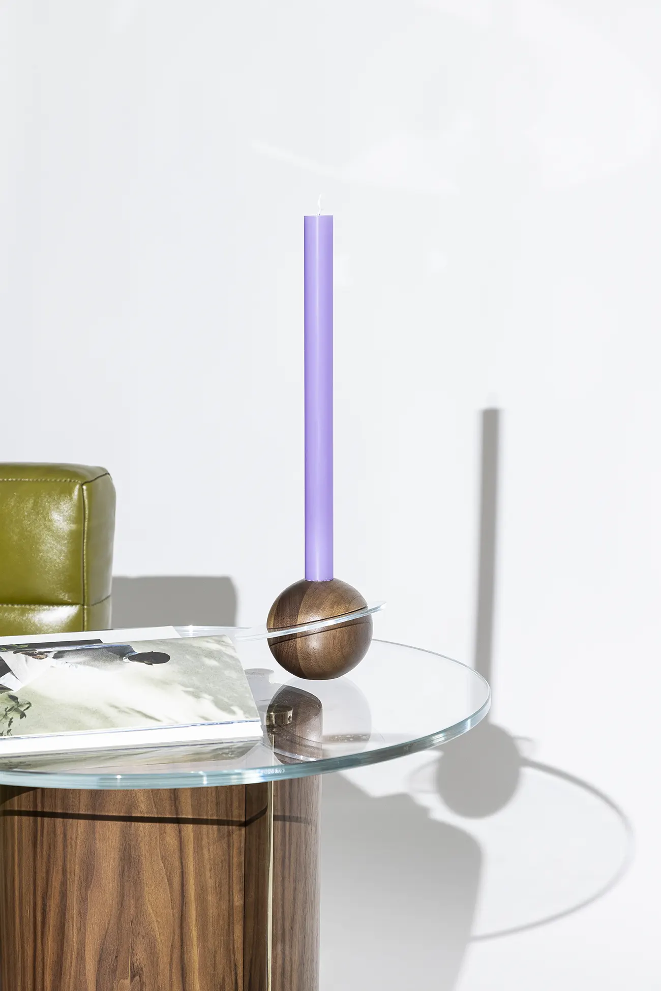 Disco Club Candle Holders: Stone and Wood Craftsmanship, Season 2023 Shoot For Mooza Visual Communication by SD=F